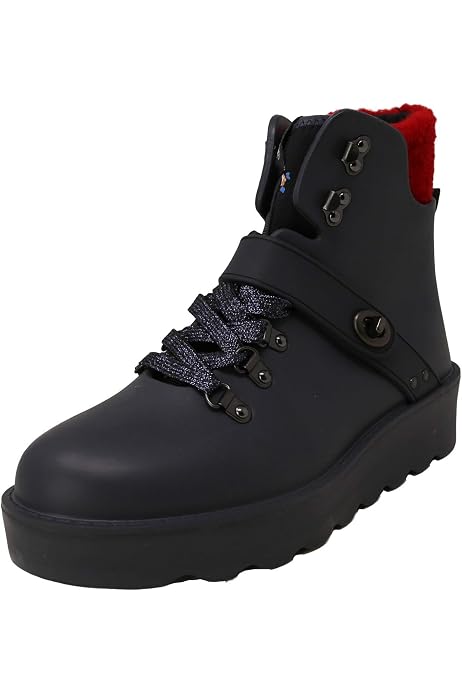 COACH Urban Hiker Rain Boot Navy Rubber 