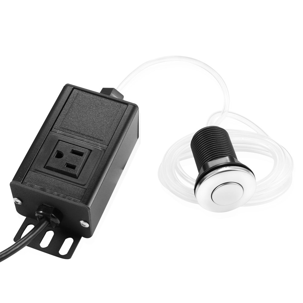 Air Switch for Garbage Disposal Dual Outlet Sink Top Air Switch Button Control 696578099197 eBay