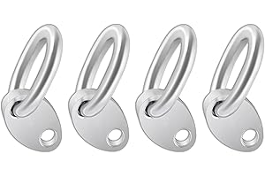 Joytrace 7100 Lifting Bracket Set for Use with Load Levelers and Lifting Slings - 5,500 lb Capacity Engine Lift Bracket Kit ( 4 Sets, Silver )