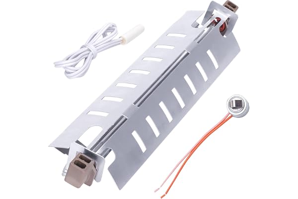 WR51X10055 Refrigerator Defrost Heater Kit,WR55X10025 Temperature Sensor,WR50X10068 Defrost Thermostat Replacement for General Electric Hotpoint Refrigerators Replaces WR51X10030