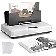 Epoium Thermal Binding Machine, No Preheat Time Heat Binding Device with 20PCS Covers, 1-60 mm Binding Thickness Heat Binding Machine A4/A5/Letter Size Business Document Office Homeschool Booklet
