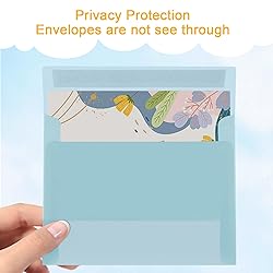 HappyHapi 100 Pack 5x7 Envelopes for