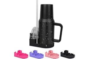 BKBY Bottle Drying Rack Compatible with Stanley, Quick and Thorough Silicone Bottle Drying Rack Space Saving for Stanley Cup Accessories, Water Bottle, Cup, Tumbler, Mug, Travel Mugs