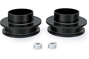 ROCKTRIX Front Leveling Kit with Shock Extenders - 2.5 inch Lift - Compatible with 88-07 GMC Chevrolet Trucks C1500 C2500 C3500 Suburban Tahoe Silverado Yukon Sierra (See Specific Years in Description)