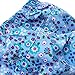iiniim Baby Girls 3PCs Flower Outfit Headband + Vest Top + Shorts Clothes Set Blue 9-12 Months