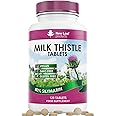 New Leaf Milk Thistle 1000mg Tablets - 4 Month Supply With 80% Silymarin