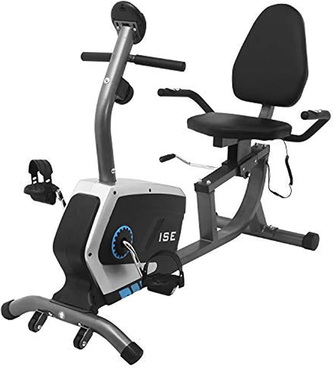 ISE Horizontal Exercise Bike with 8 Resistance Levels