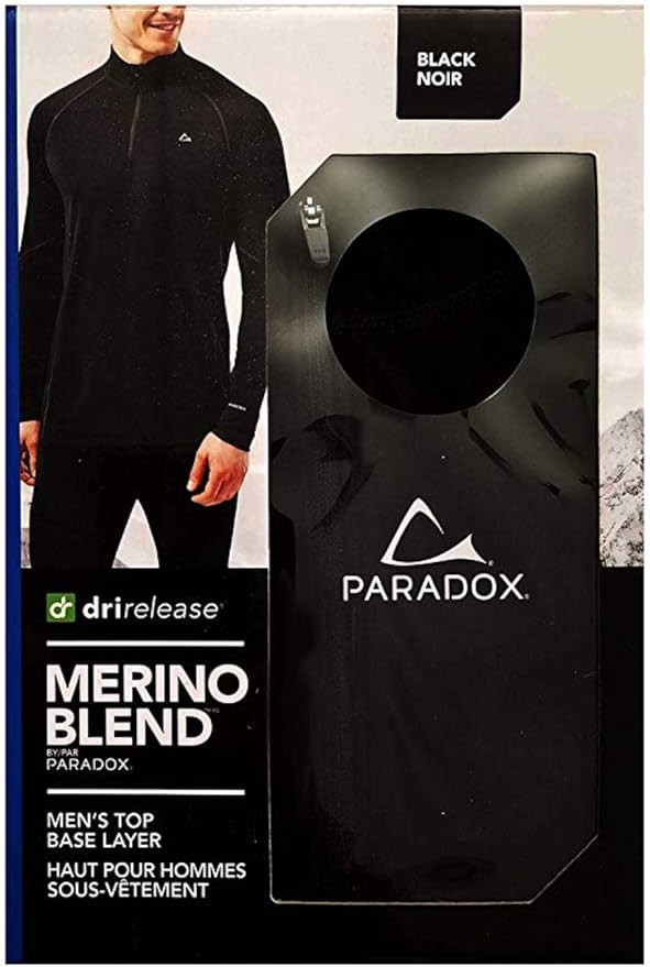 Paradox Men's Drirelease Merino Blend Long Sleeve Top Base Layer
