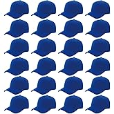 ZH 24 PC Blank Baseball Caps Adjustable Back Strap Plain Baseball Cap for Trucker Men Women Wholesale Bulk Baseball Caps