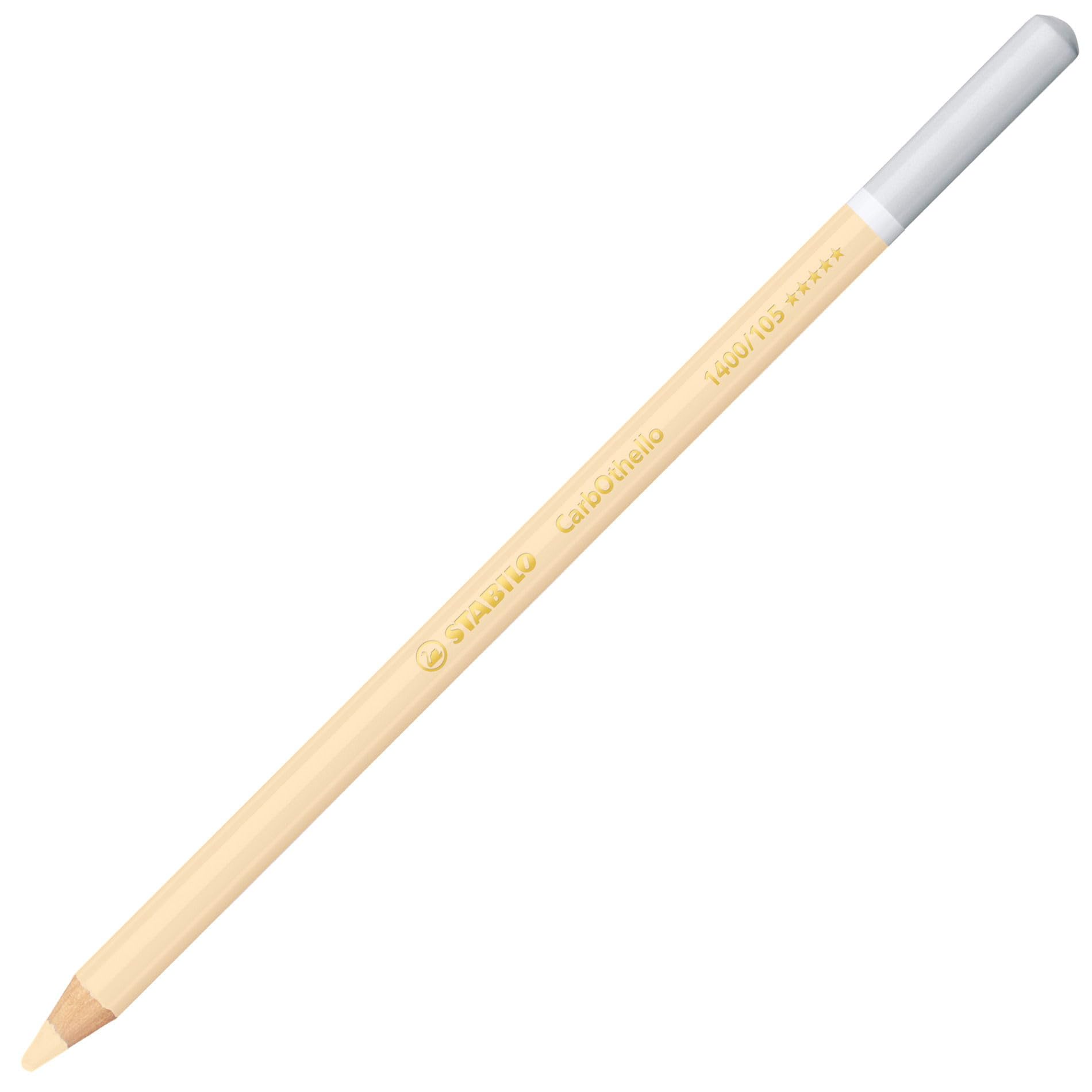 Chalk-Pastel Pencil - STABILO CarbOthello - Pack of 1 - Ivory