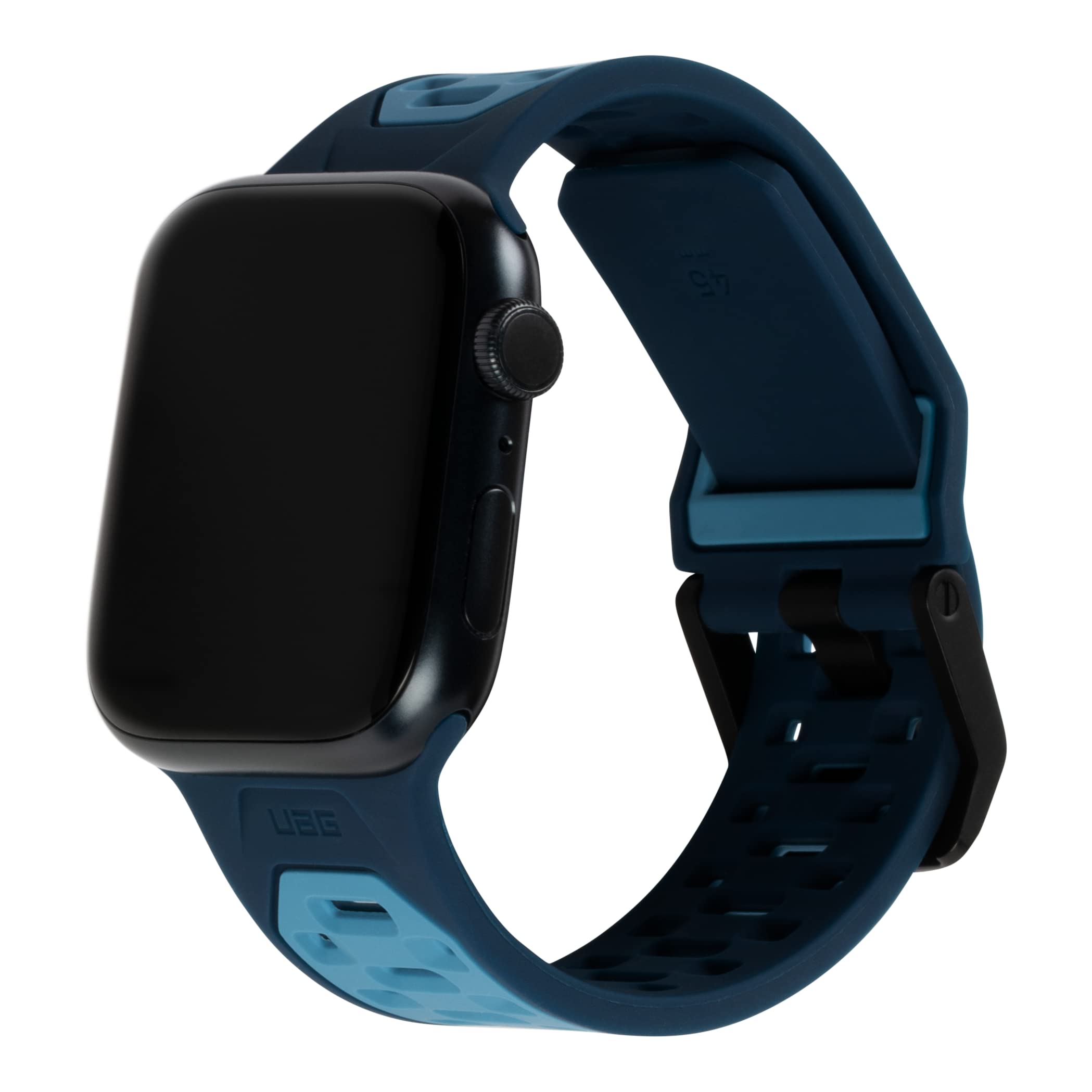 URBAN ARMOR GEAR UAG Compatible with Apple Watch Band 49/46/45/44mm iWatch Series Ultra 3/Ultra 2/Ultra/4-11/SE3/SE2/SE Civilian Sport Sweatproof Silicone Adjustable Replacement Strap, Mallard
