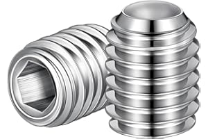 UOMIO 6 PCS Delta Set Screw for Towel Rack, Shower Handle Screws Replacement, Shower Door Parts, Faucet Handle Set Screws, Replacement Screws for Delta 10-32 x 1/4 inch