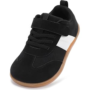 STQ KIDS Wide Toe Box Barefoot Shoes Boys Girls | Wide Toe Box,True Barefoot Feel,Breathable Soft Upper,Flexible Durable Outs