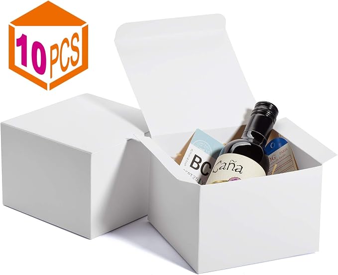 Weiße Geschenkbox Mit Magnetverschluss - 26,7x19,1x7,9 Cm, Faltbar & Vielseitig