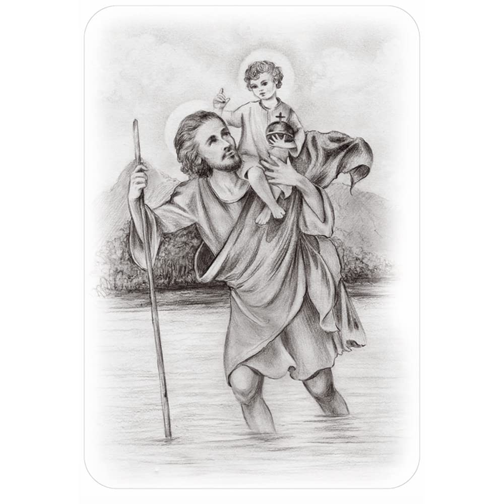Avisa Auto Tattoo Sticker St.Christopher - 33x47,5cm