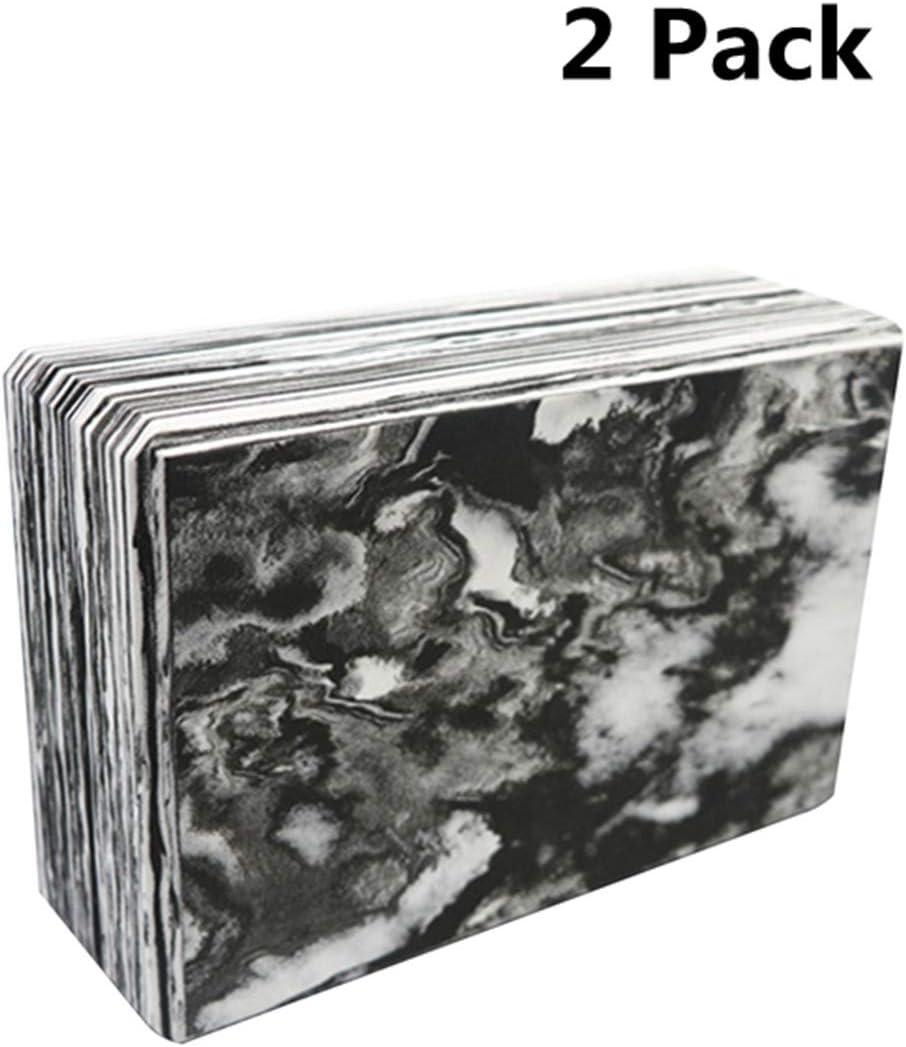 PowerLife Yoga Blocks 2 Pack High Density EVA Foam Blocks to Support and Deepen Poses Lightweight, Odor Resistant