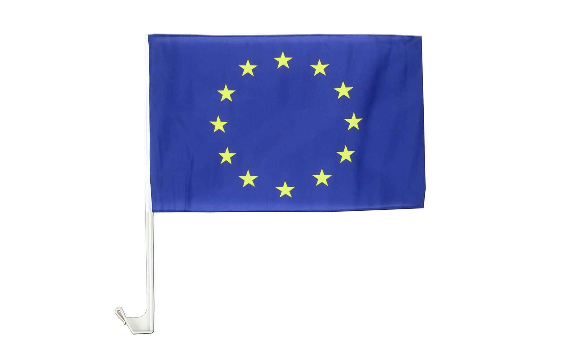 AZ FLAG Europe Car Flag 18'' x 12'' - European Union Car flags 30 x 45cm - Banner 18x12 INCHES PLASTIC STICK