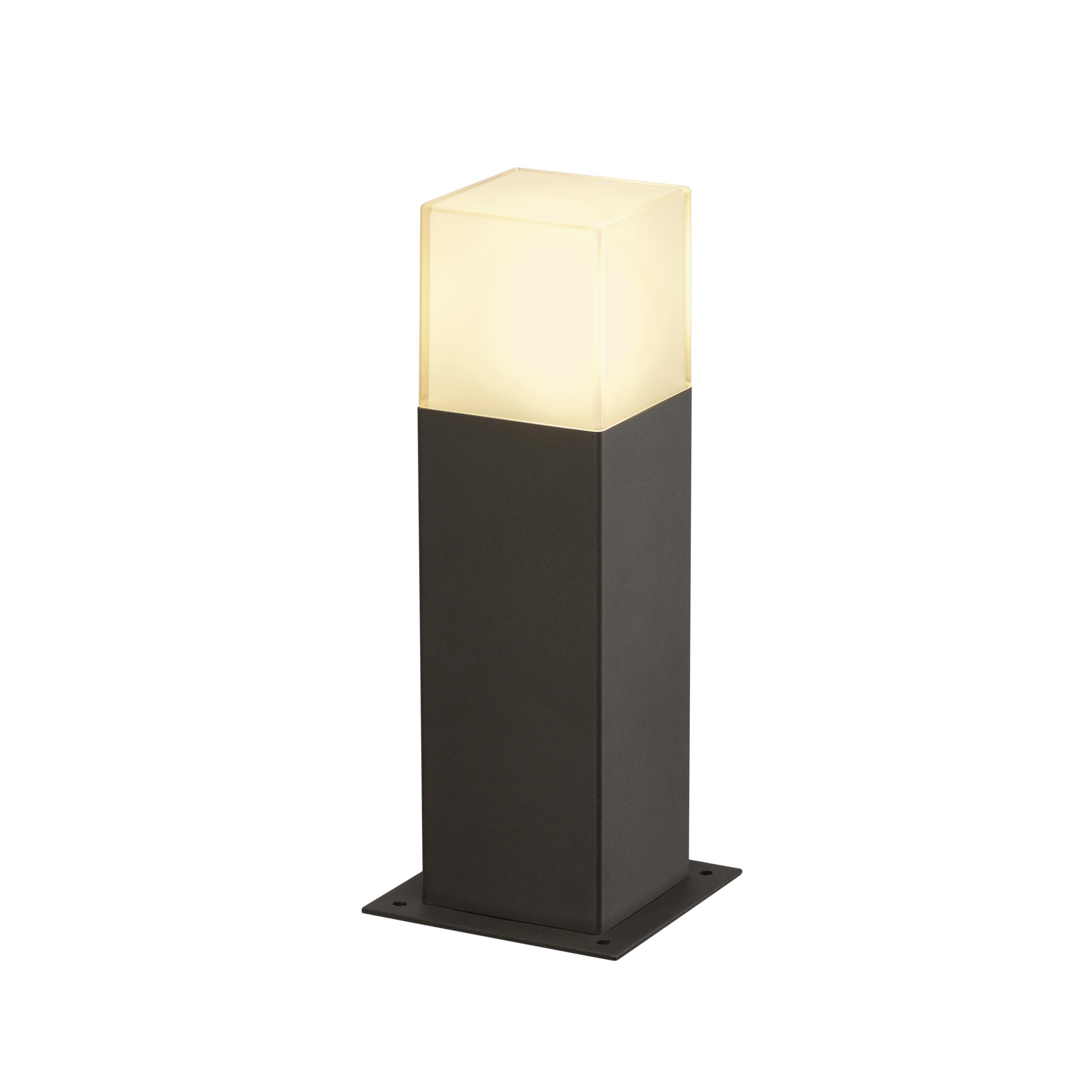 SLV Free-Standing lamp Grafit 30 / Outdoor Illumination for Paths, Walls, entrances, LED Outdoor Garden lamp / E27 IP44 11W Anthracite