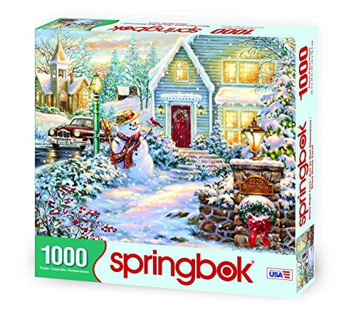 Springbok Puzzles Silent Night Lane Jigsaw Puzzle (1000 Piece)