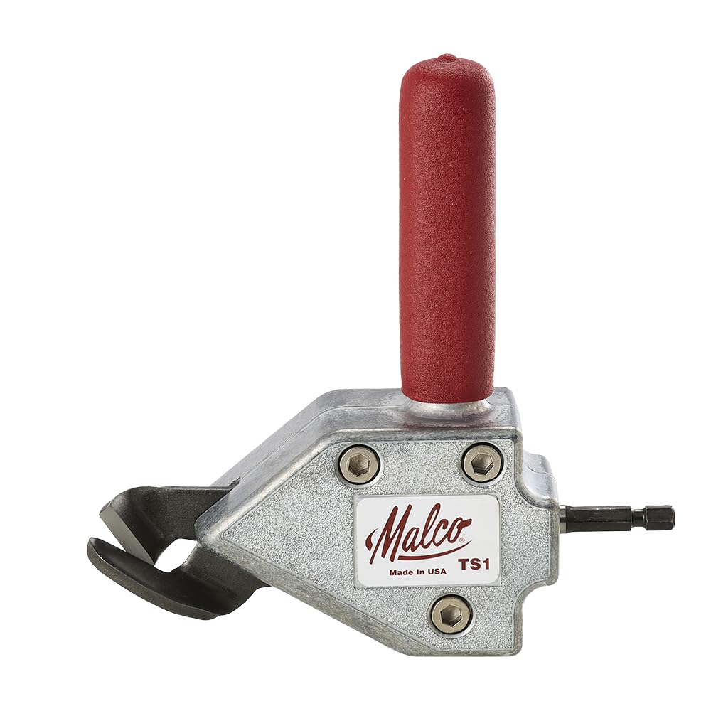 Malco TS1 Turbo Shear 20 Gauge Capacity Sheet Metal Cutting Attachment