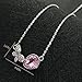 OSIANA Butterfly Pendant Fashion Cute Necklace Crystal from Swarovski Elements 18