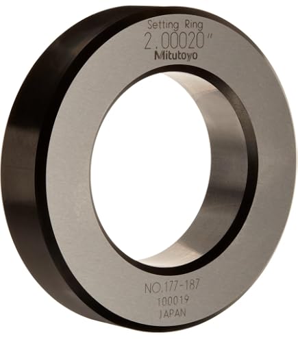 Mitutoyo 177-140 Setting Ring, 35mm Size, 15mm Width, 71mm Outside 