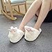 HALLUCI Women's Unicorn The Knight Style Cozy Fleece Memory Foam House Trick Treat Halloween Slippers Medium