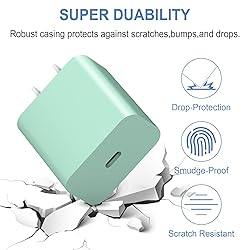 2-Pack USB C Wall Charger iPhone Charger Block Wall