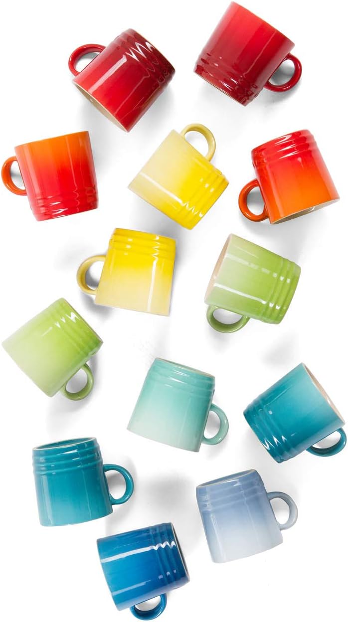 Le Creuset Stoneware Espresso Mug, 100 ml, Marseille Blue, 70305102000099 - Image 5