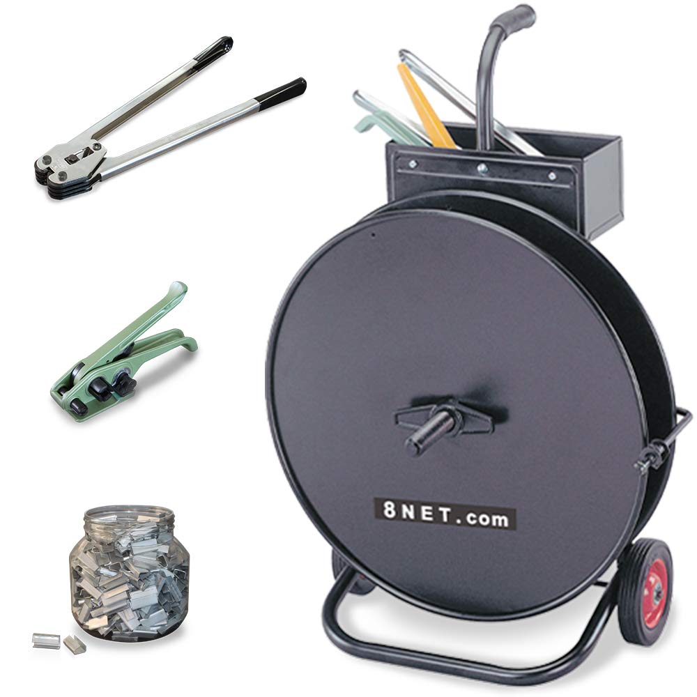 Fits Strapping Width 1/2 Tensioner Polyester Strapping Setup Cart Sealer and Seal Included