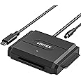 Unitek IDE/SATA to USB C 3.0 Adapter, Universal IDE Hard Drive Little Triangle pro Converter for 2.5"/3.5" Inch IDE and SATA External HDD/SSD, Support 10TB