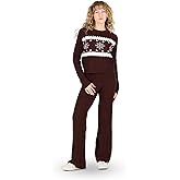 Forever 21 womens Crew Neck Cable Knit With Fairisle to Matching Cable Pant