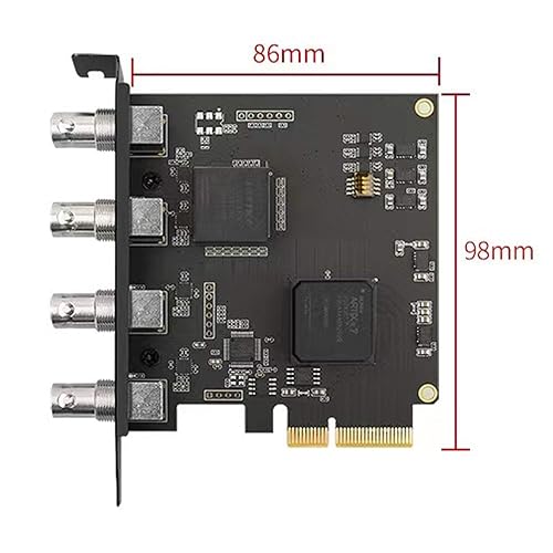 ELECABLE Quad SDI PCIe Video Capture Card, 4-Channel SDI Video