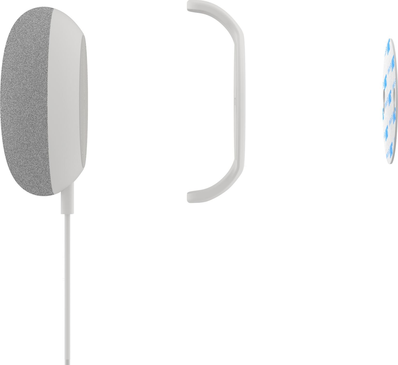 Incipio Secure Home Wall Mount Wandhalterung für Google Home Mini - weiß [Google zertifiziert I Einfache Montage] - GG-036-WHT