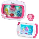 Baby Einstein Sea Dreams Soother On-the-Go Gift Set, Sound Machine Aquarium | 2-Piece Bundle, Musical Crib Toy &amp; Portable Sound Machine, 25+ Min Ocean Sounds, Music &amp; Lights, Clip for Stroller, Newborn+