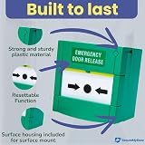 AMALOCKS SecureMyDoor Resettable Emergency Break Glass Call Point Indoor Green view 6