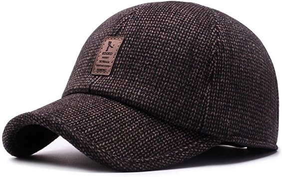 Amazon Co Jp ブランドウィンターベースボールキャップメンズレディースイヤーフラップスナップバックハットウォームシックントラッカー キャップ スポーツ アウトドア