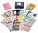 Birthday Cards Box Set,HonWally 40 Packs Assorted Birthday Cards With Gold Embellishments,40 Different Unique Designs Including 40 White Gummed Envelopes