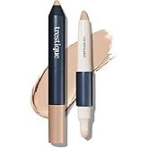 Trestique Concealer Crayon, Refillable Under Eye Concealer With Built-In Blending Sponge, Sustainable Clean Beauty Makeup