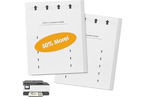 AQDD 15-Pack Letter Size Printer Cleaning Sheets for Laser and Inkjet Copier Fax Roller Cleaning