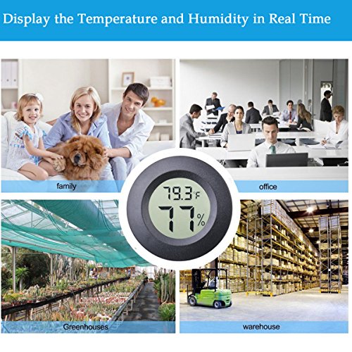 5 Veanic+Hygrometer+Thermometer+Temperature+Humidifiers