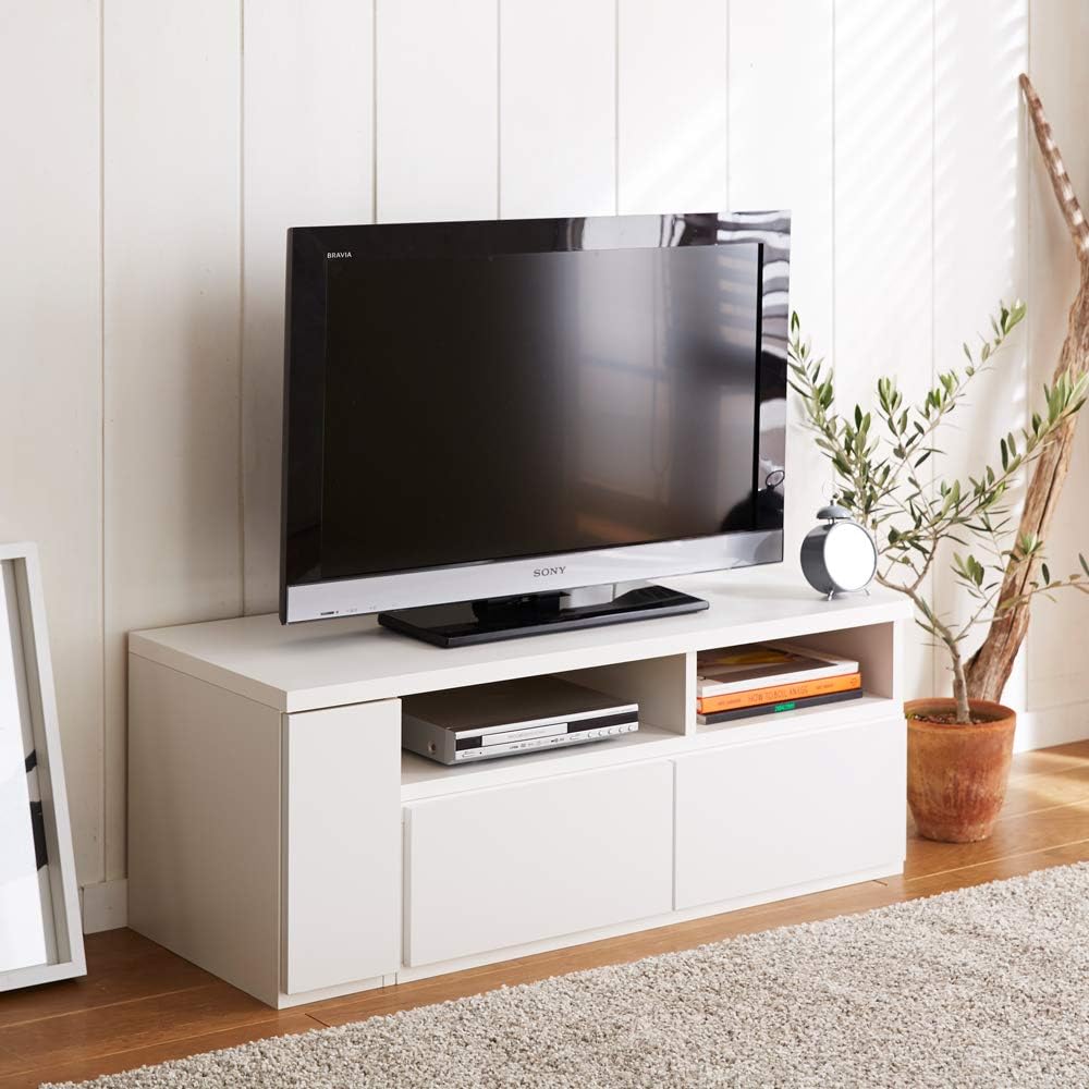 Amazon 生活雑貨 伸縮テレビ台 テレビ台 日本製 完成品 幅99 159cm テレビボード Tv台 コーナー ロータイプ ホワイト 大型 ローボード テレビ台 オンライン通販