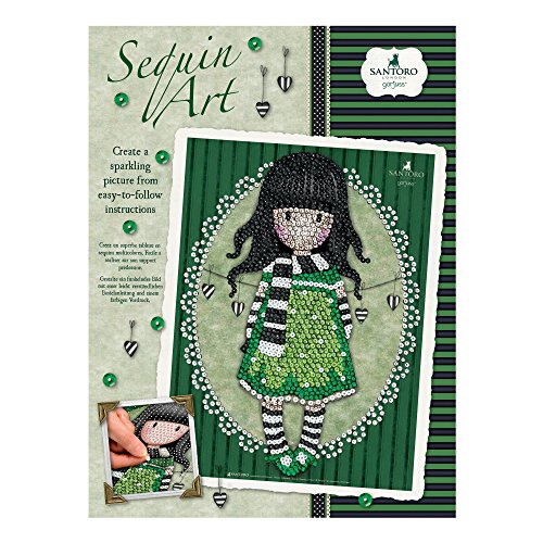 Sequin ArtGorjuss The Scarf Sparkling Picture for Adults & Kids Arts and Crafts Kit