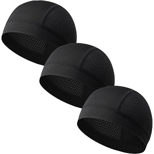 LMMHEIZI Mesh Skull Cap Cooling Helmet Liner Sweat Wicking for Men Women | Breathable Lightweight Quick Dry Hard Hat Liner fo