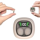 Xmenha Smallest Wireless Bluetooth Invisible Earbuds - Low Profile, Micro, Discreet Mini Earbuds for Small Ear Canals - Spy Earpiece