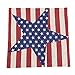 Vintage Style American Flag the Stars and the Stripes Throw Pillow Case, Pillowcase (Big Star)