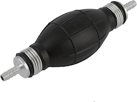 10mm Rubber Fuel Primer Bulb Pump Diesel Petrol Inline Non Return Alloy Ends Amazon Co Uk Car Motorbike