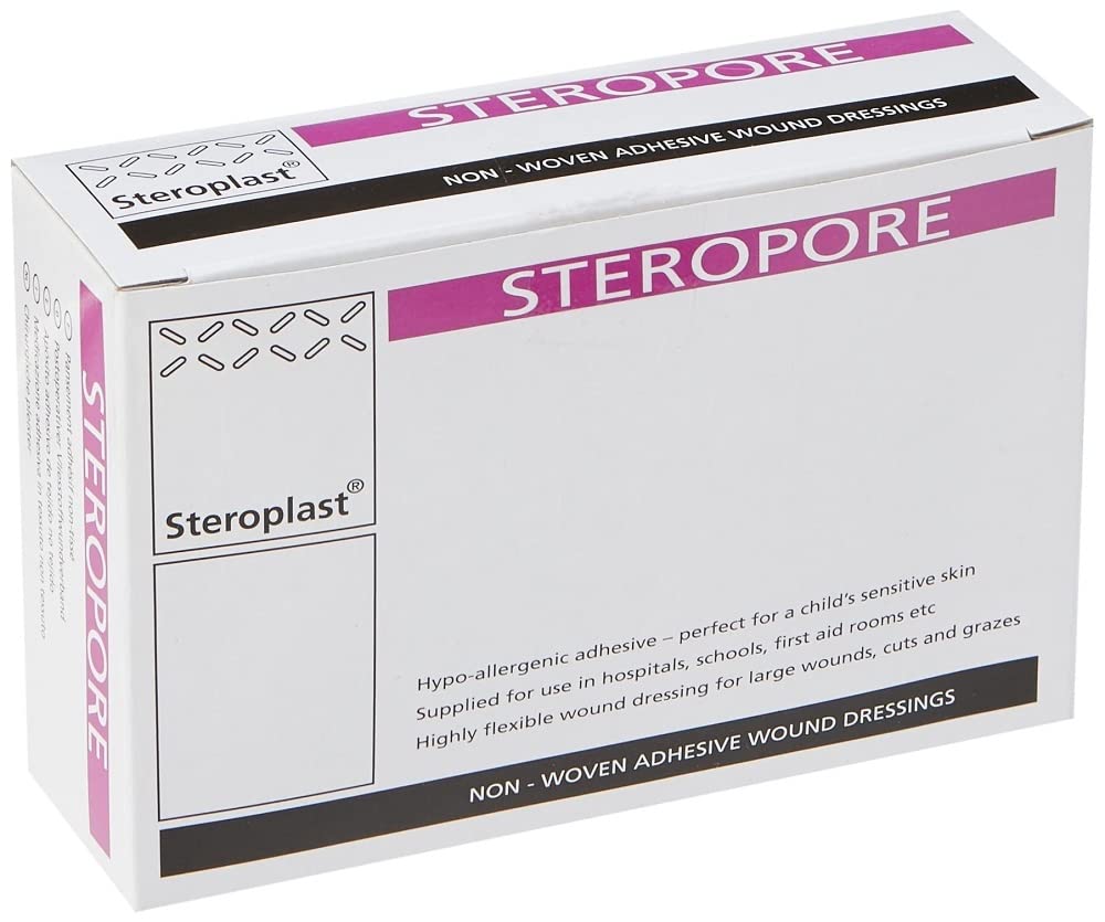 Steropore Adhesive Wound Dressings (8.6cm x 6cm)