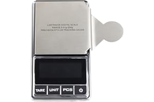 LJHNBA Stylus Force Scale Tracking Gauge Digital High Precise Vertical Tracking Guage Backlit Display Stylus Tracking Gauge VTF Scale HiFi Vertical Tracking Force Gauge