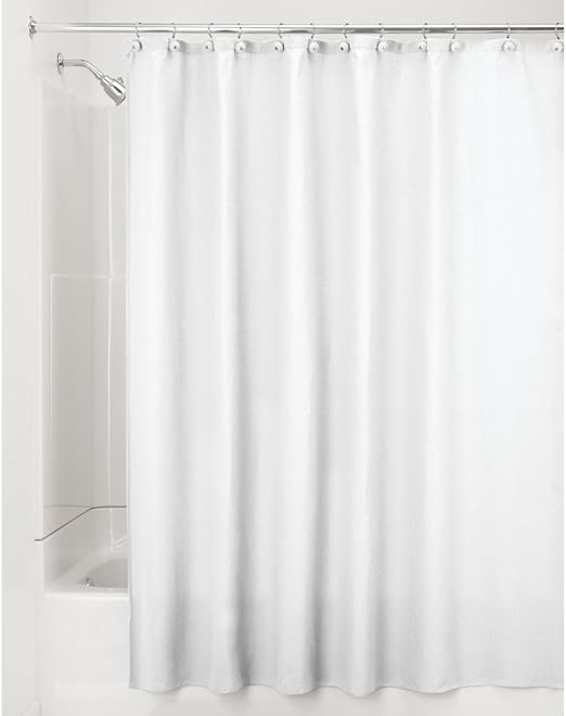 Idesign York Cotton Blend Luxury Shower Curtain 183 X 183 Cm